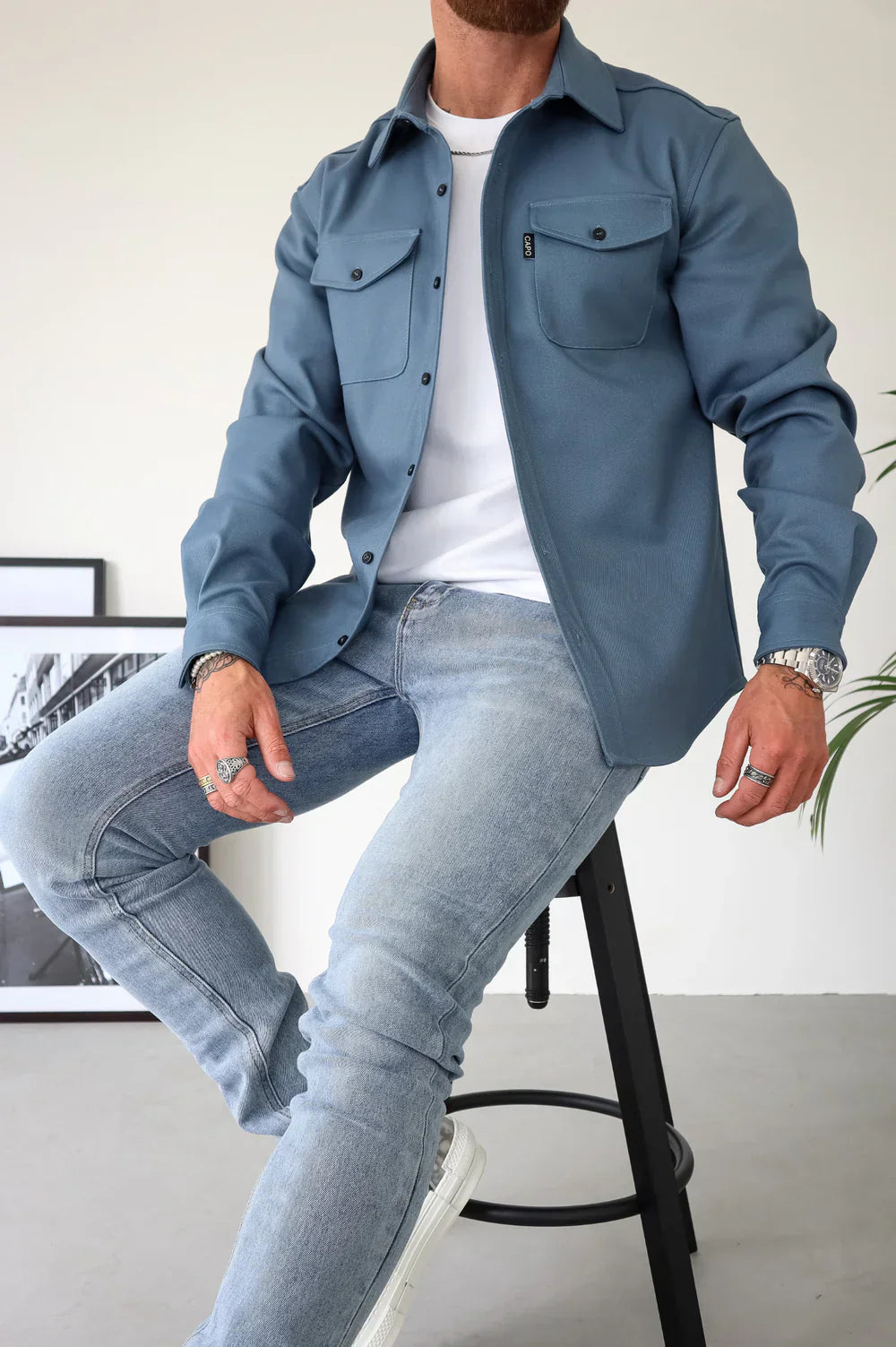 Gautier™ | Overshirt Suprême en Tissu de Qualité