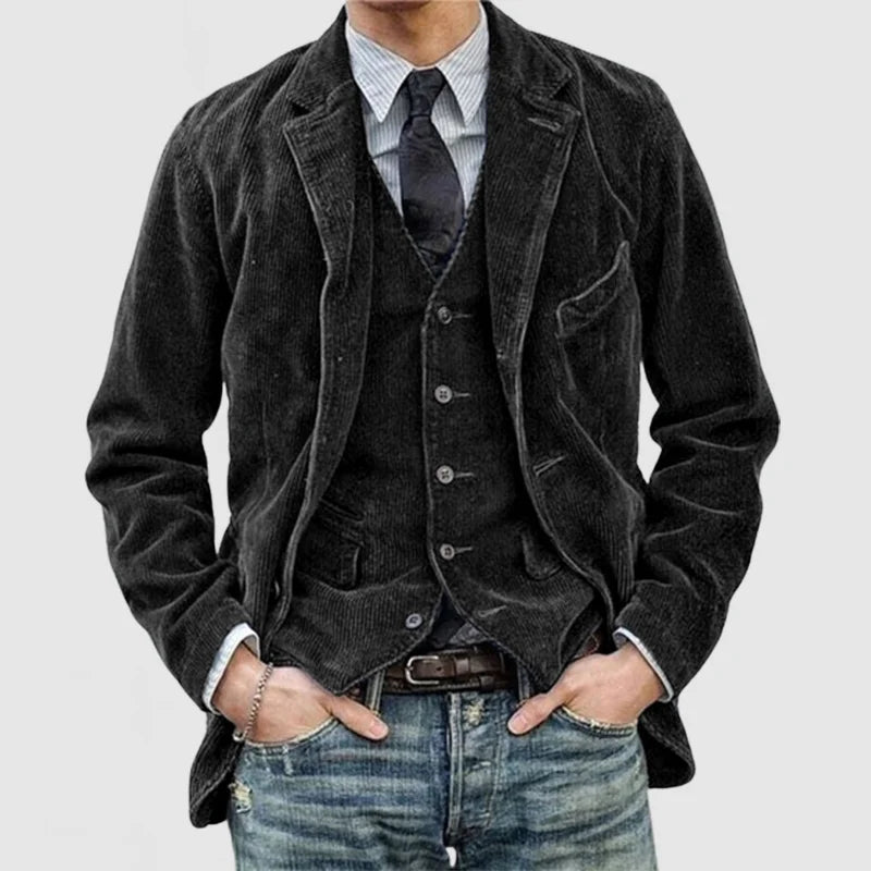 Gautier™ | Ensemble Élégant en Velours Côtelé