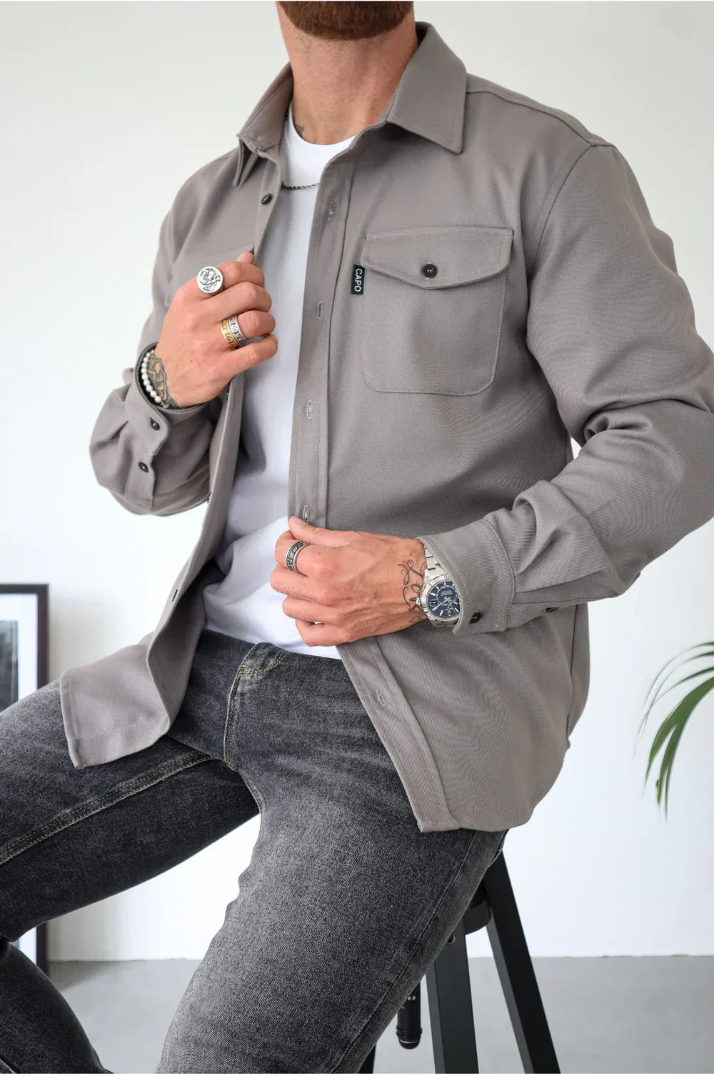 Gautier™ | Overshirt Suprême en Tissu de Qualité