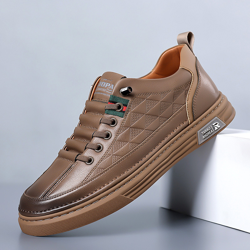 Baskets Baggioni En Cuir