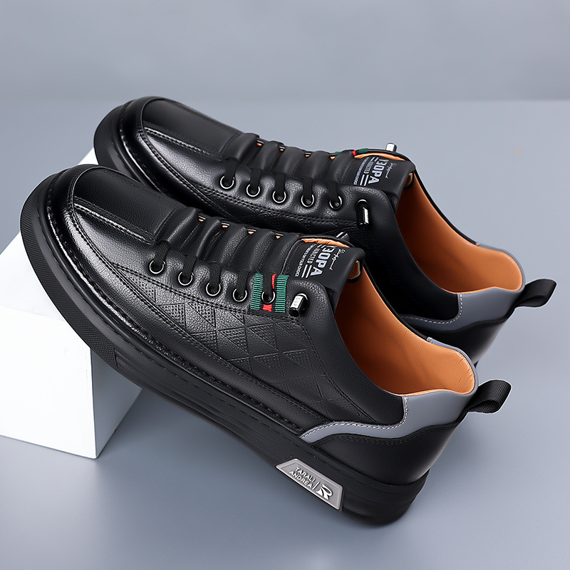 Baskets Baggioni En Cuir