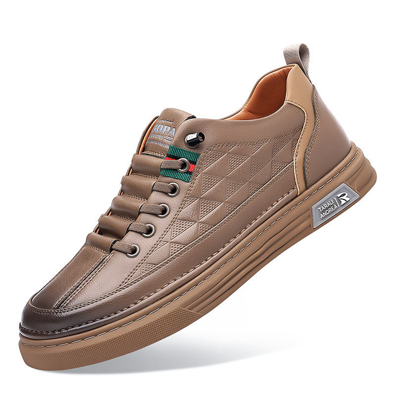 Baskets Baggioni En Cuir