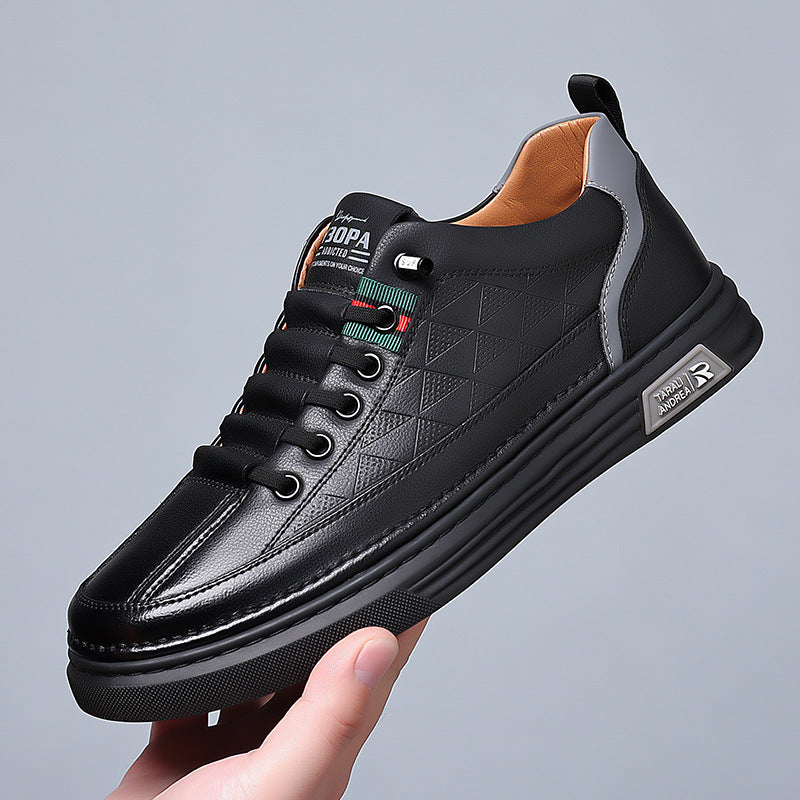 Baskets Baggioni En Cuir