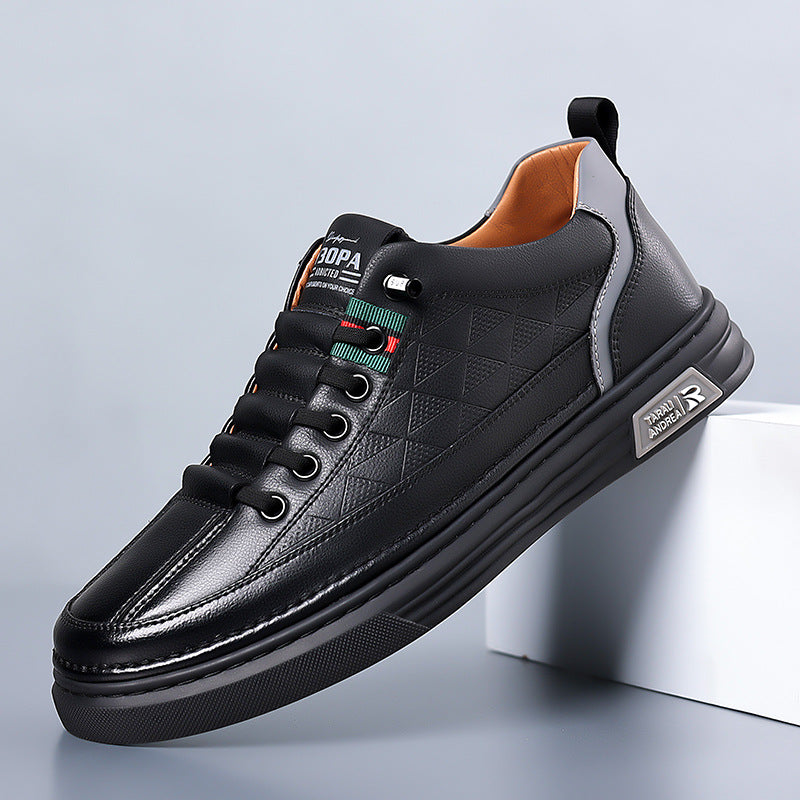Baskets Baggioni En Cuir