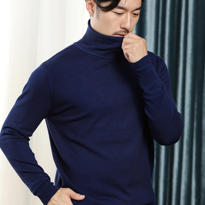 Pull Col Roulé Luxe en Maille Douce