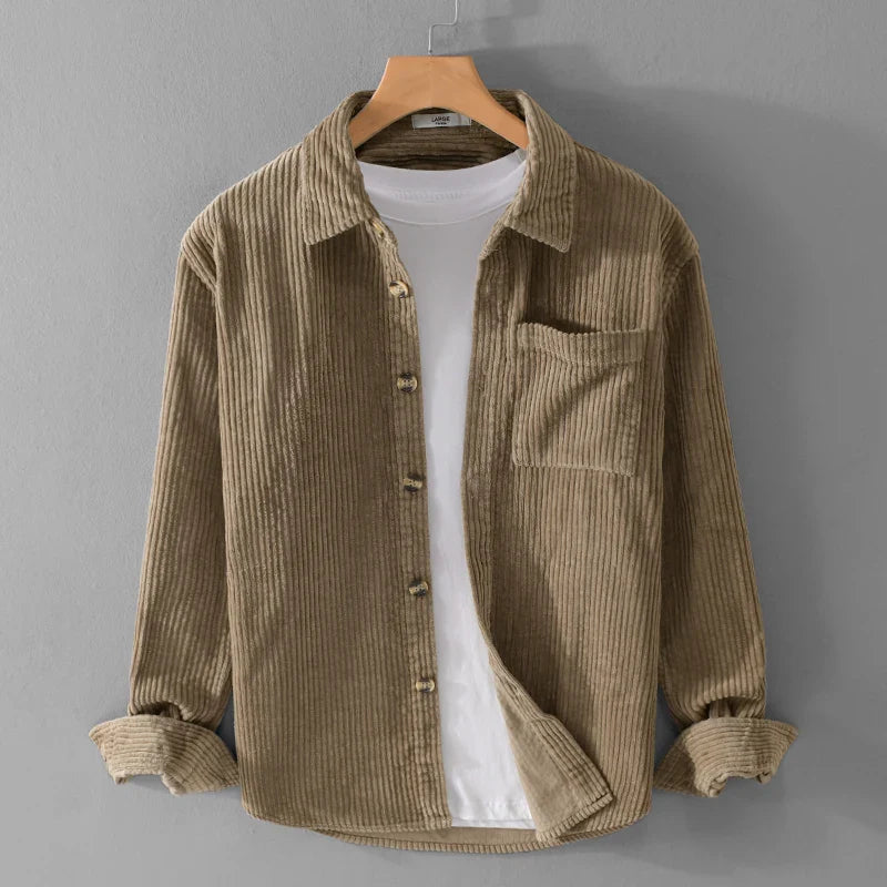Overshirt en Velours Côtelé