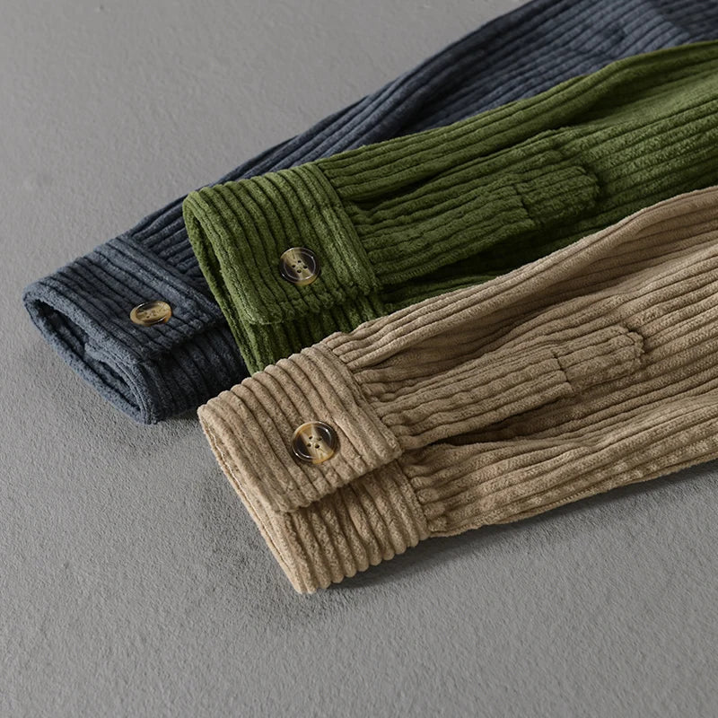 Overshirt en Velours Côtelé