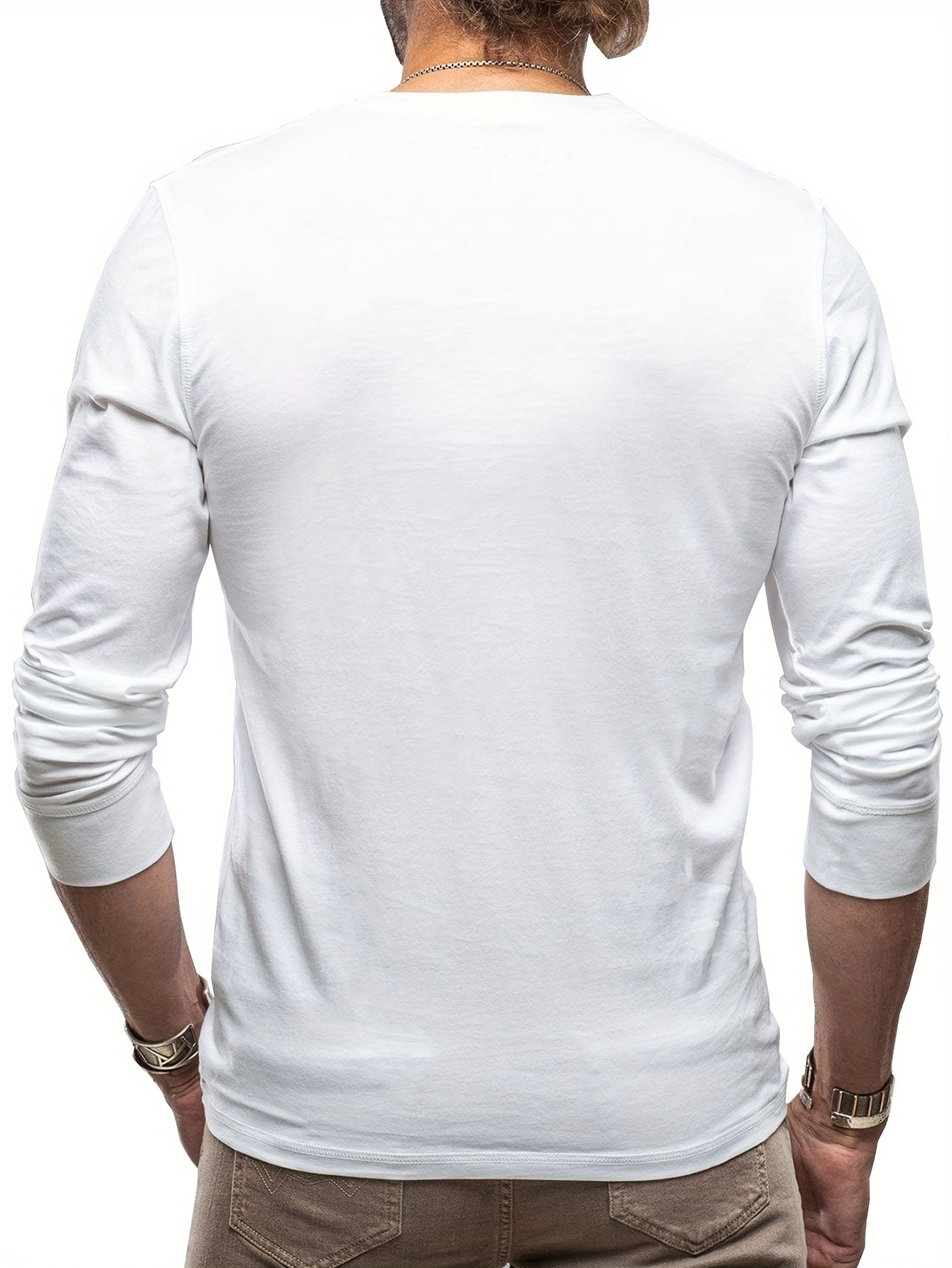 Chemise Henley Coton Homme