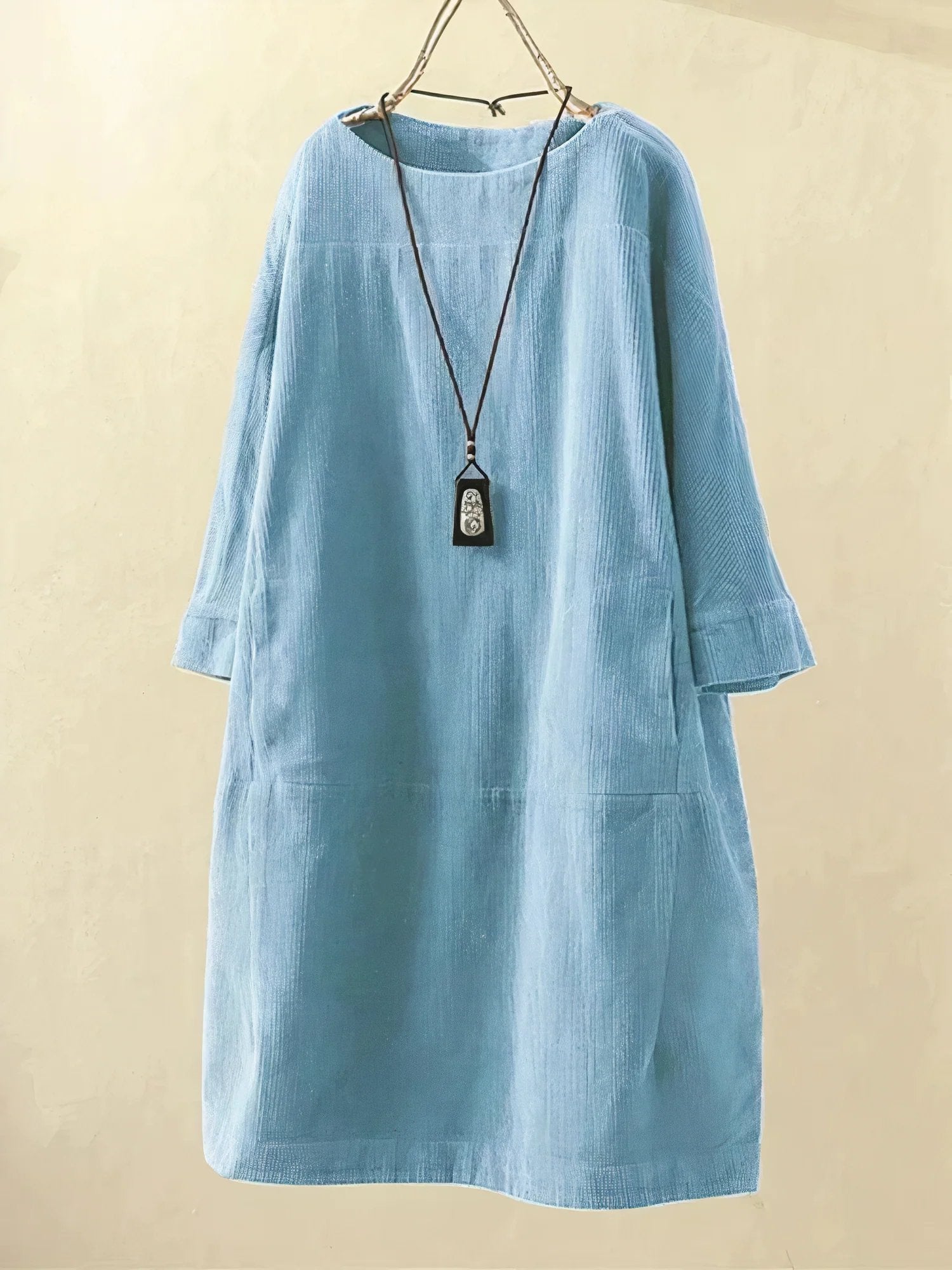 Valery | Robe Midi en Velours Côtelé