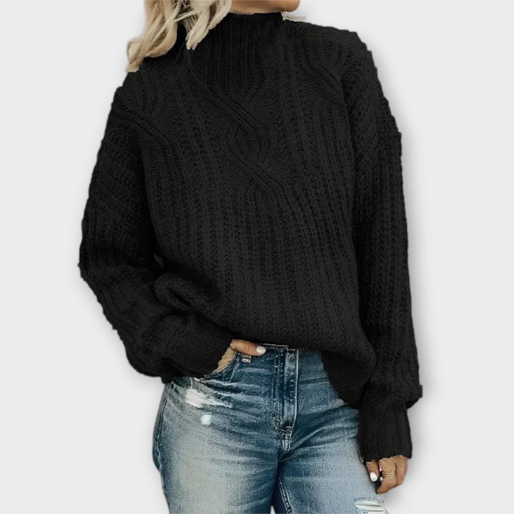 Harper - Pullover en tricot doux