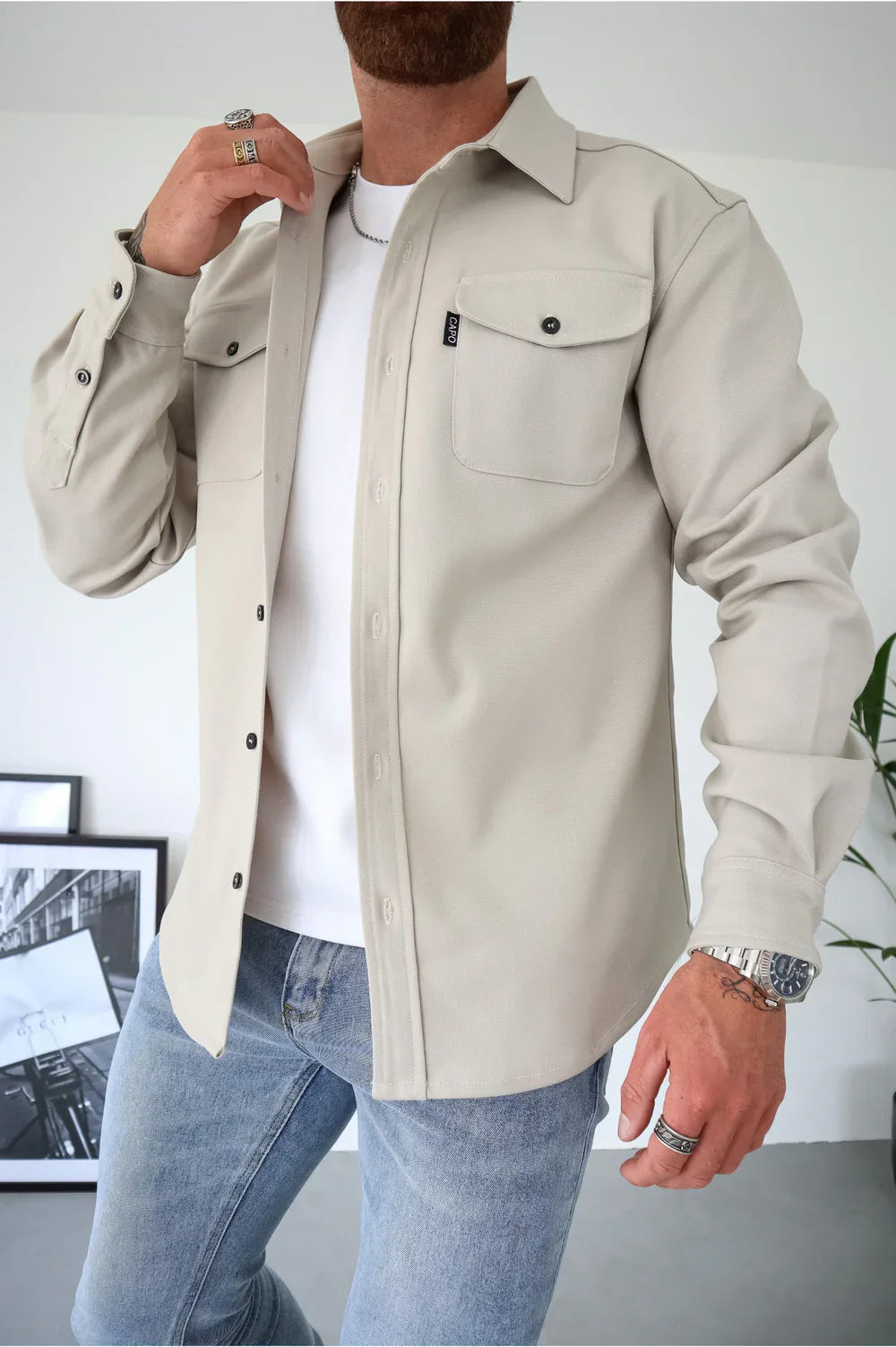 Gautier™ | Overshirt Suprême en Tissu de Qualité