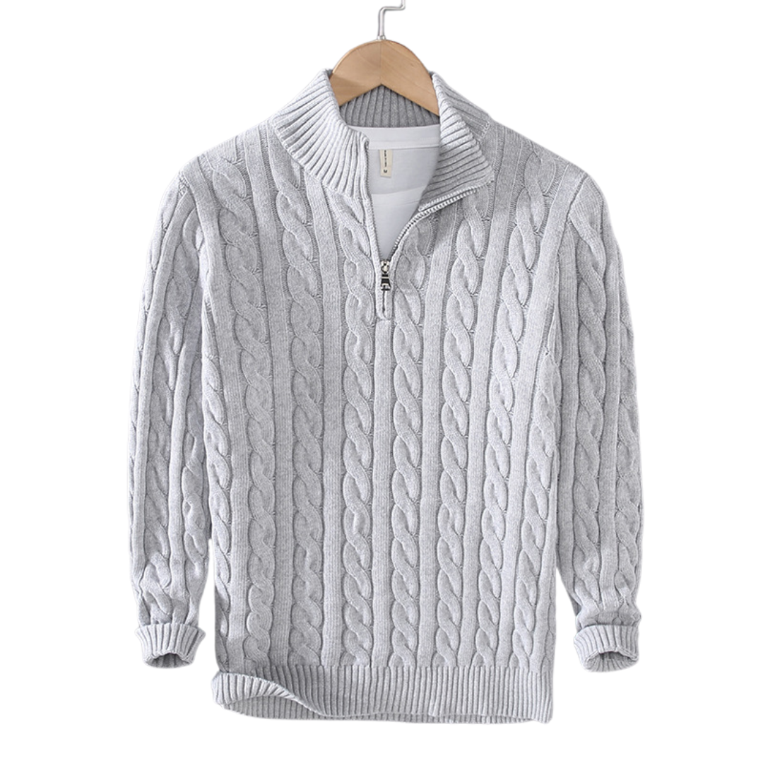 Sweat à Col Zippé
