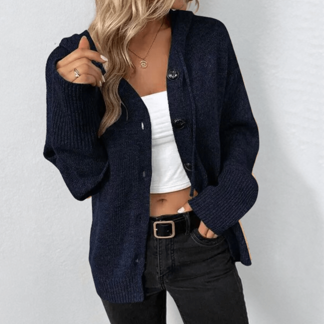 Brittan - Cardigan en tricot avec boutons