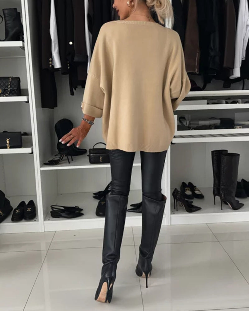 Isabella - Élégante blouse en tricot