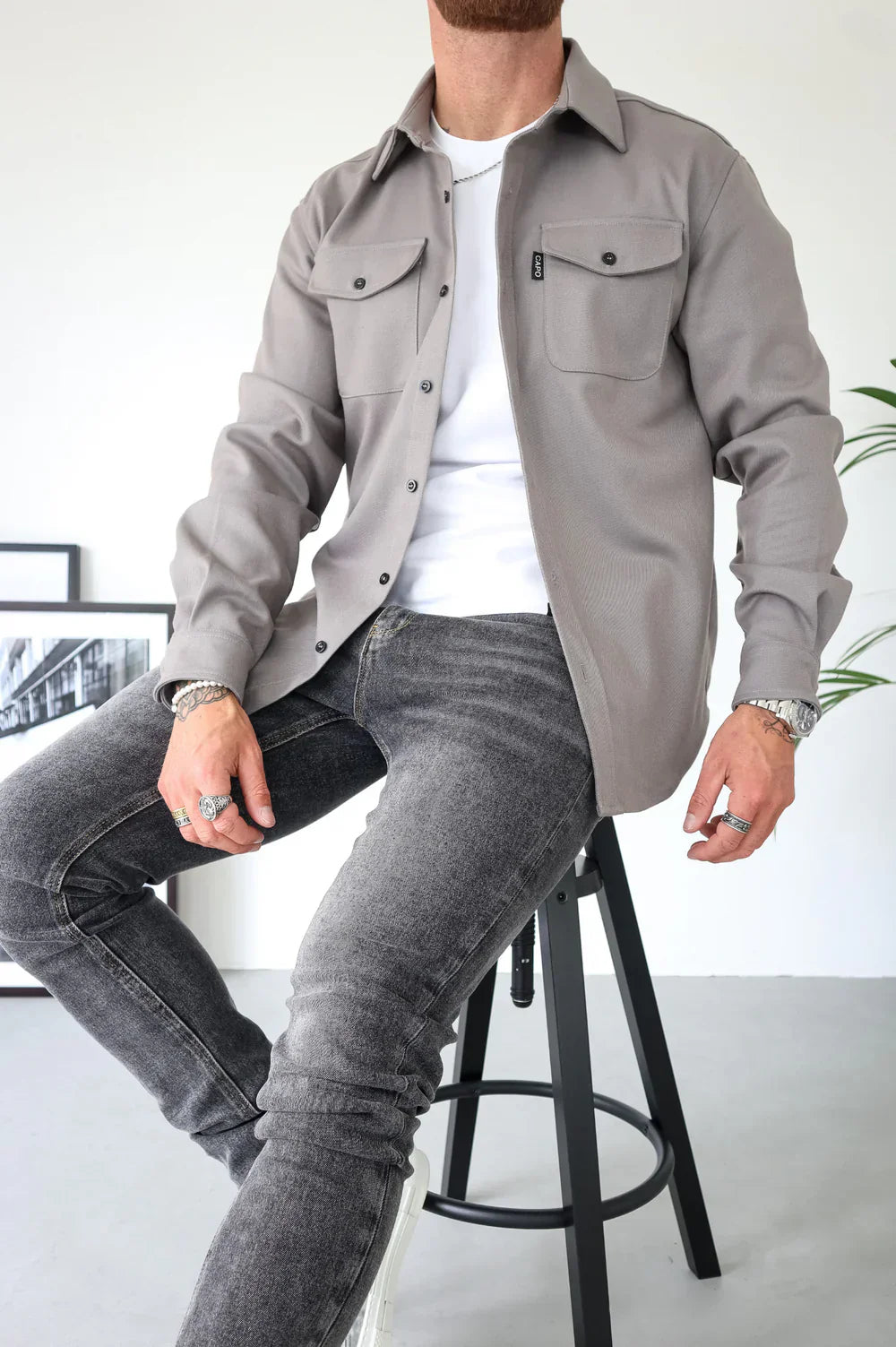 Gautier™ | Overshirt Suprême en Tissu de Qualité