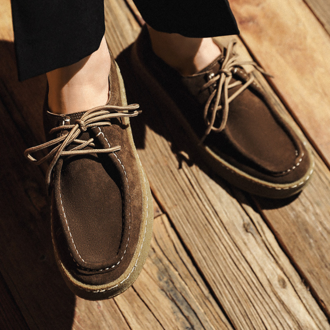 Gautier™ | Chaussures de ville en daim haut de gamme