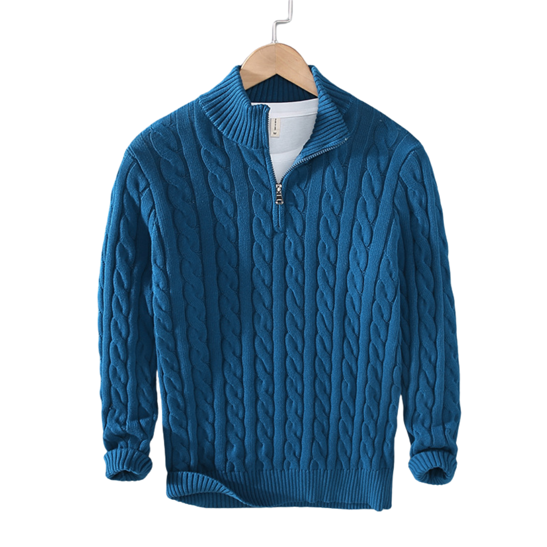 Sweat à Col Zippé