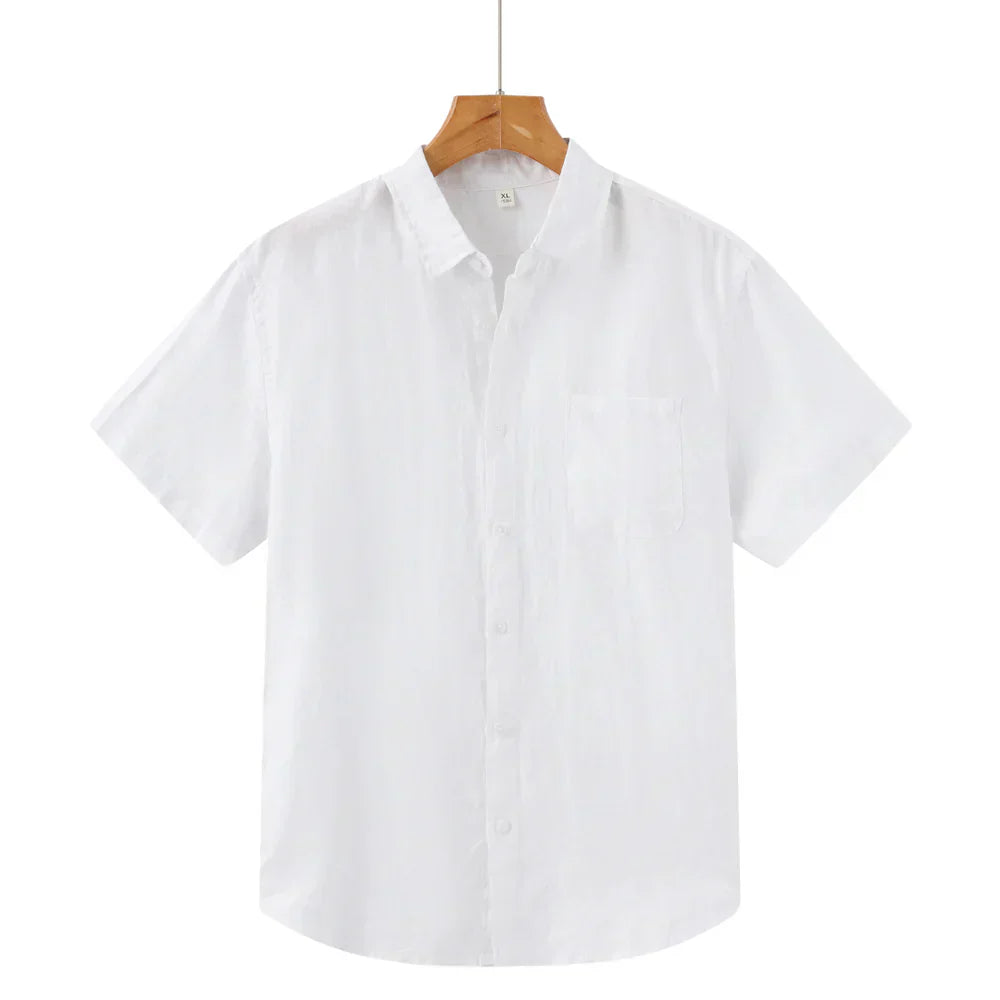 Gautier™ | Chemise en lin manches courtes