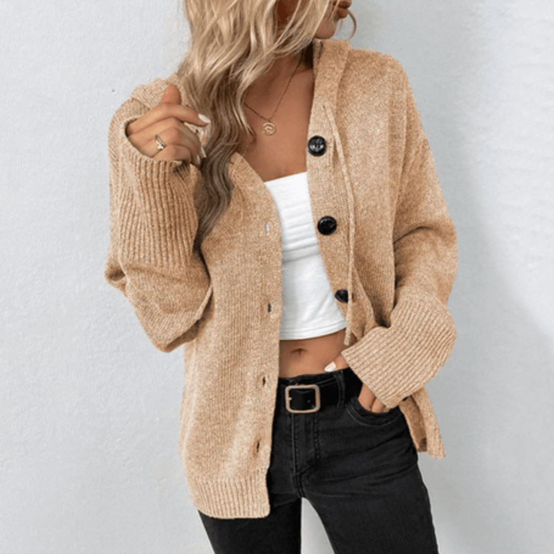 Brittan - Cardigan en tricot avec boutons