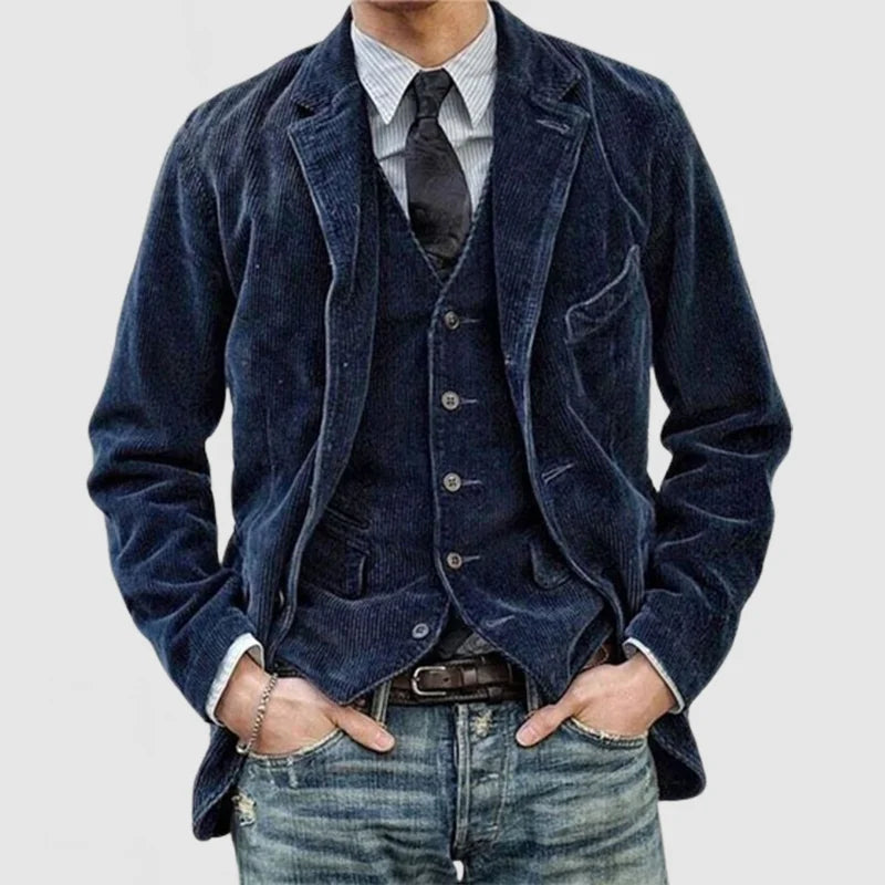 Gautier™ | Ensemble Élégant en Velours Côtelé