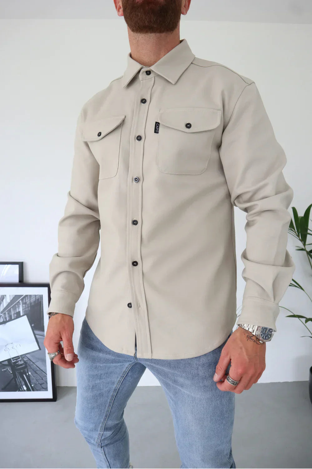 Gautier™ | Overshirt Suprême en Tissu de Qualité
