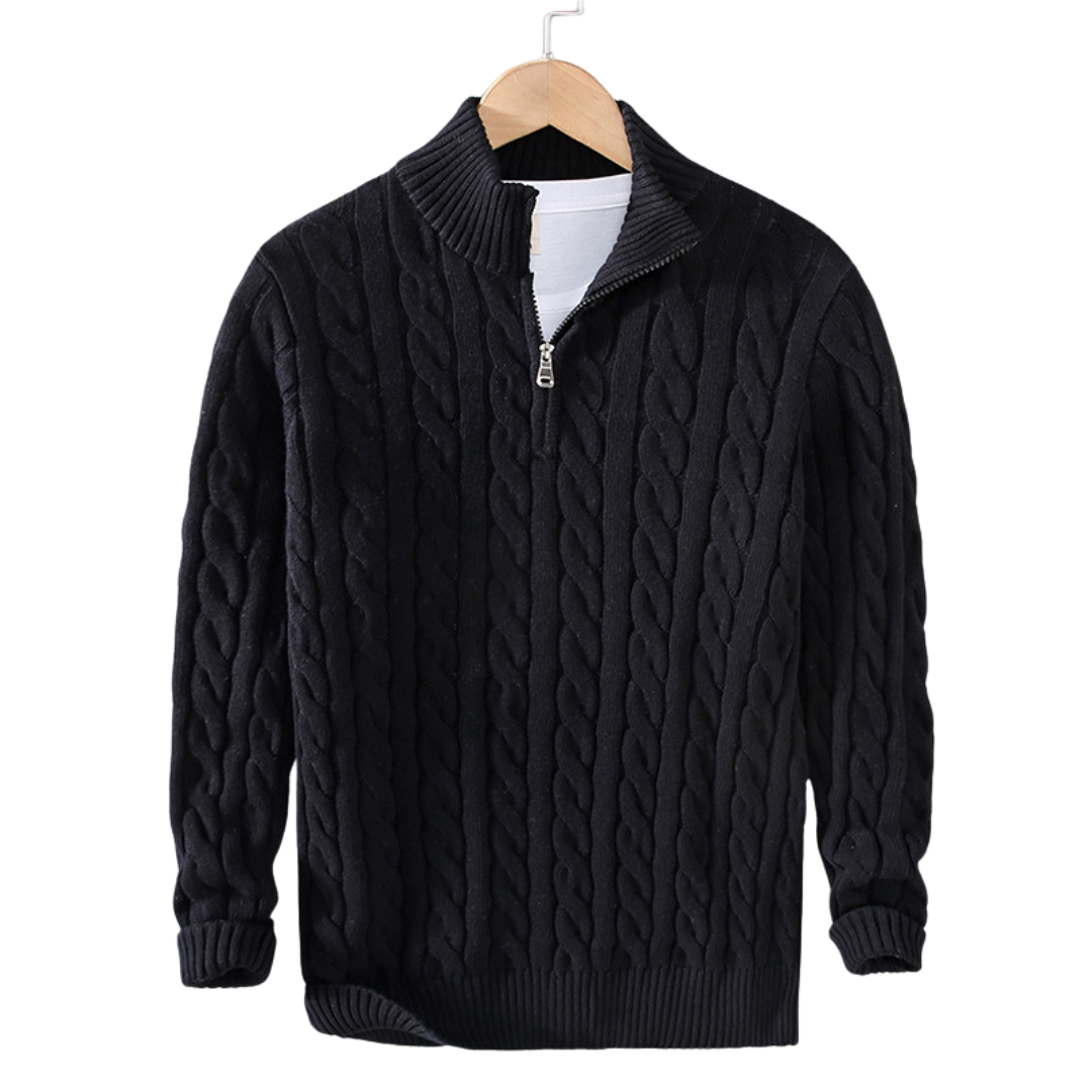 Sweat à Col Zippé