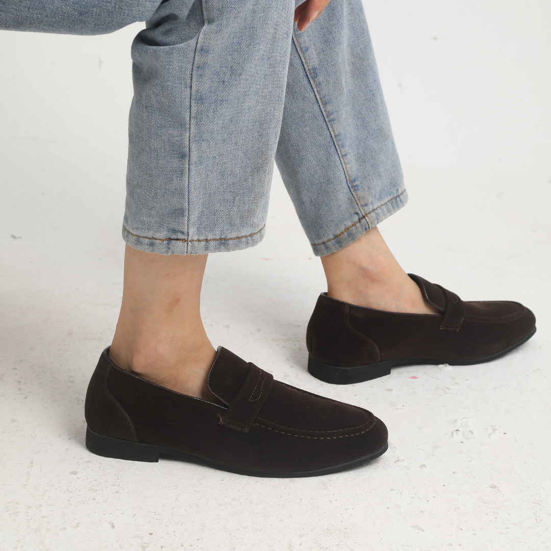Gautier™ | Mocassins à bride en daim Old Money