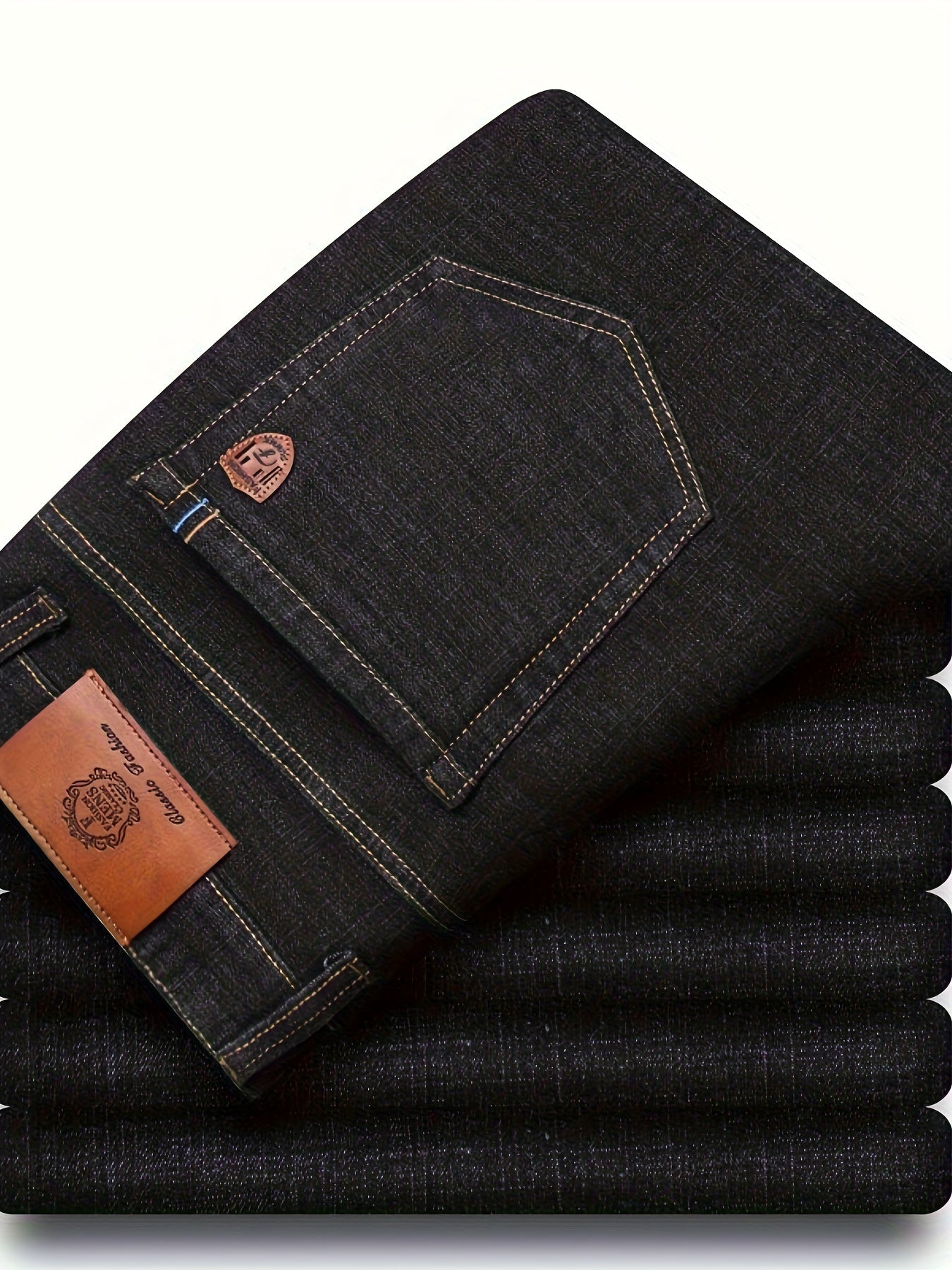 Pantalon Denim Ajusté – Confort et Style