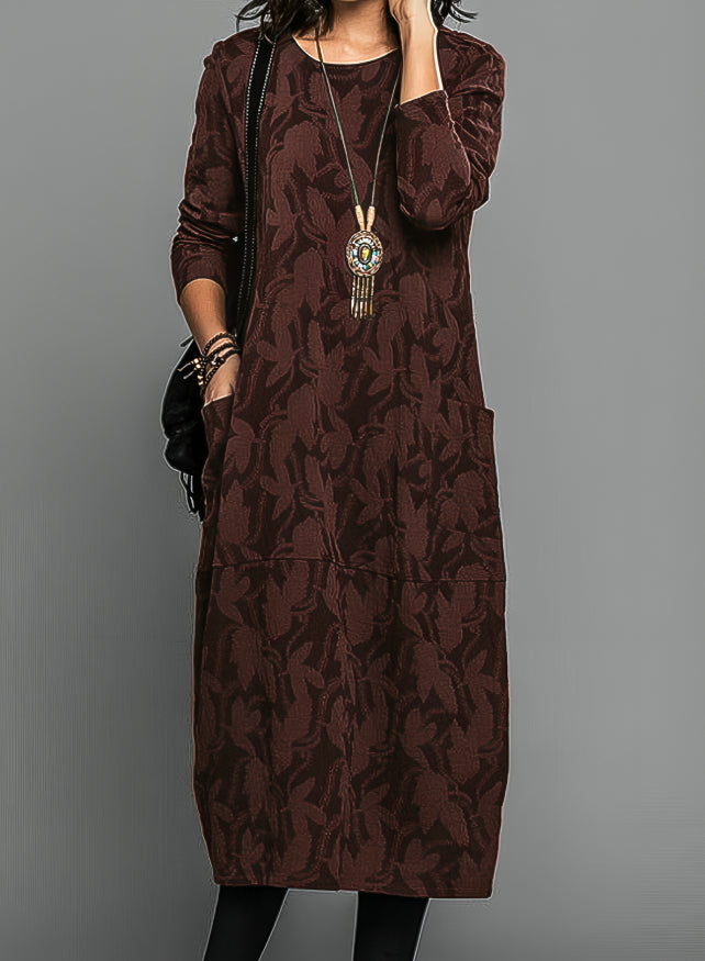 CASSIE - ROBE D'HIVER FLORALE