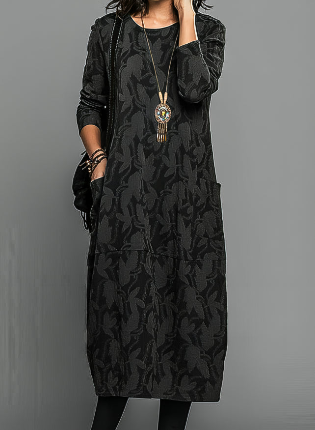CASSIE - ROBE D'HIVER FLORALE