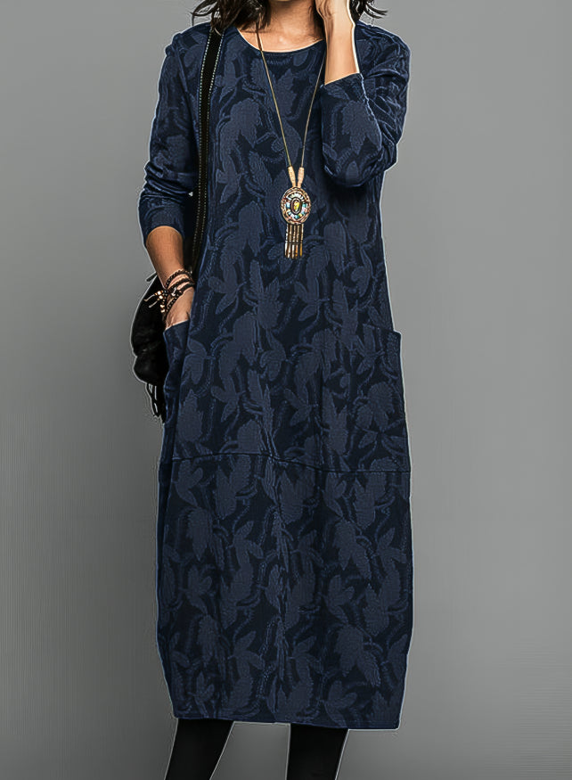 CASSIE - ROBE D'HIVER FLORALE