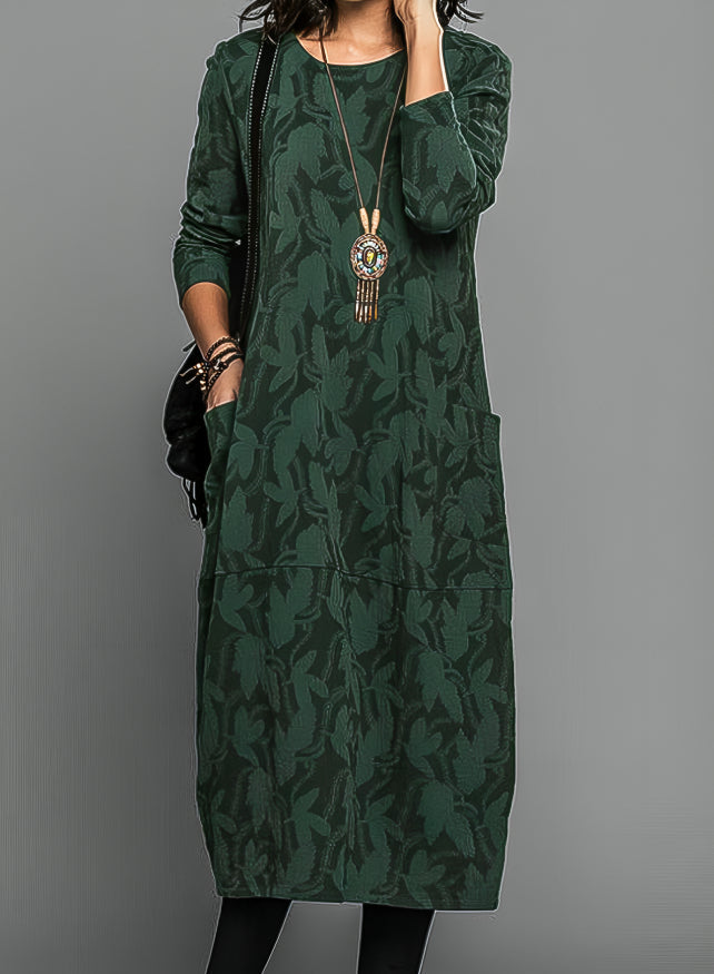 CASSIE - ROBE D'HIVER FLORALE