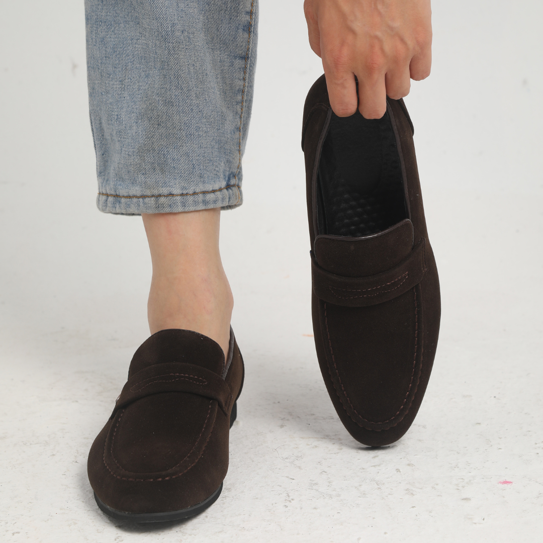 Gautier™ | Mocassins à bride en daim Old Money