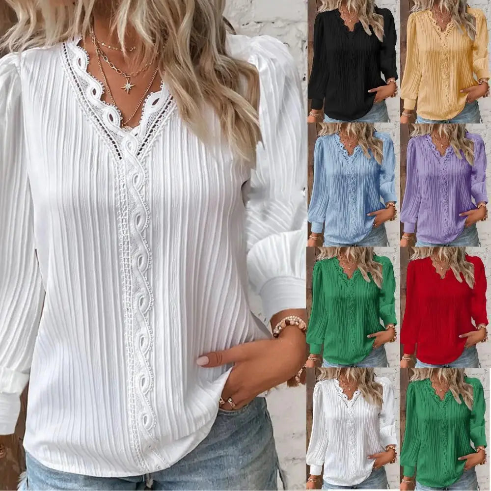 Emma - Élégance en Chiffon avec Détails en Dentelle