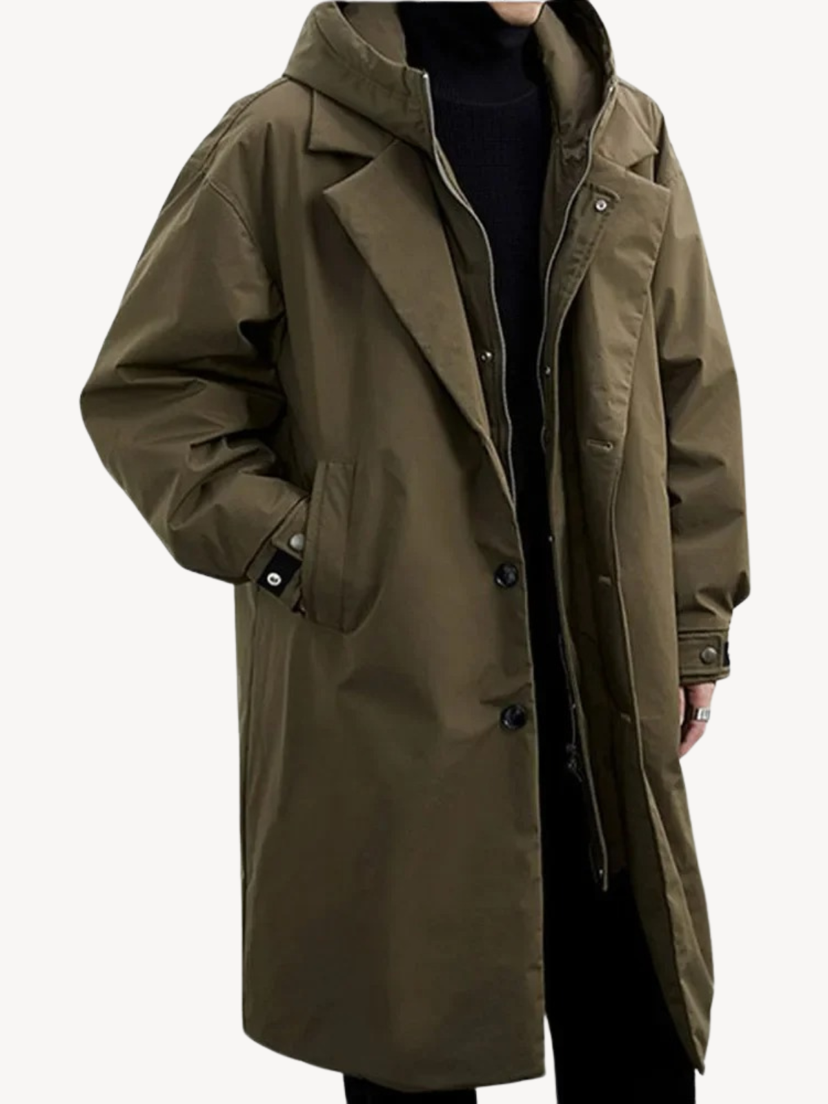 Angelo - Manteau Long Élégant