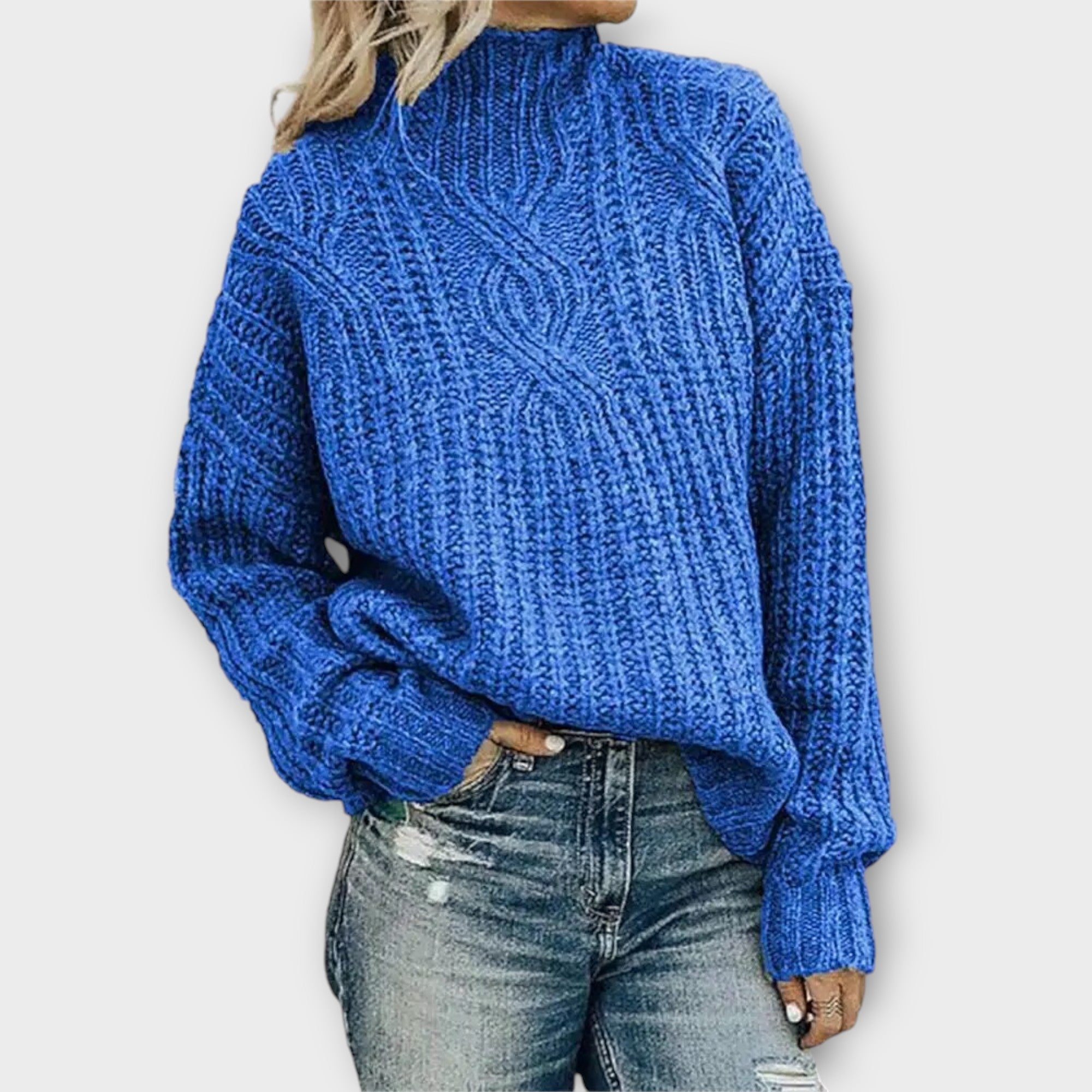 Harper - Pullover en tricot doux
