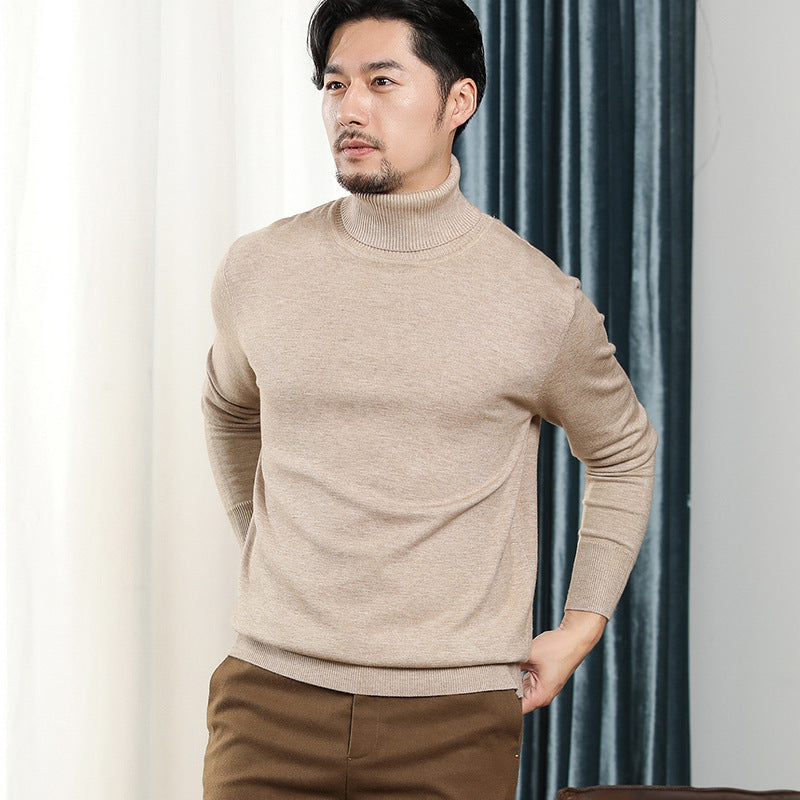 Pull Col Roulé Luxe en Maille Douce