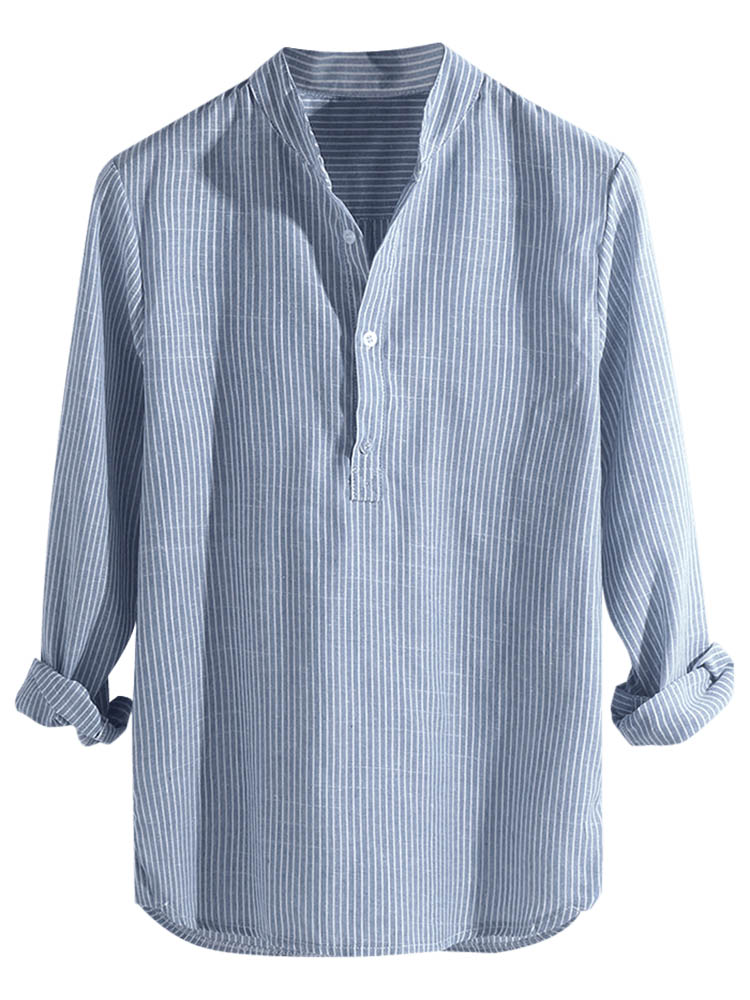 Gautier™ | Chemise à manches longues rayée Havana