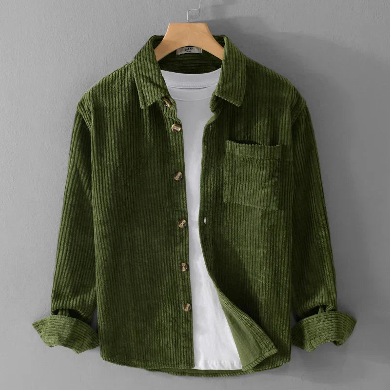 Overshirt en Velours Côtelé