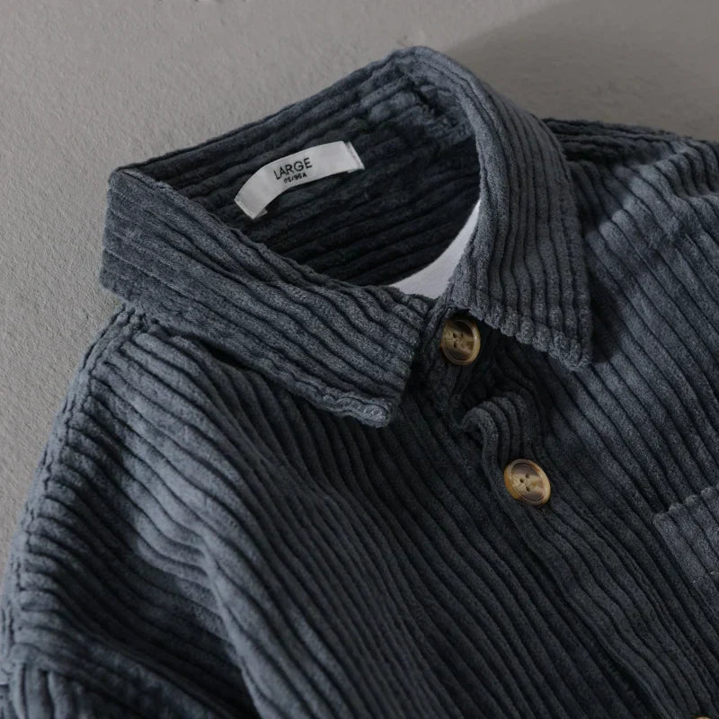 Overshirt en Velours Côtelé