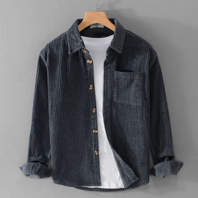 Overshirt en Velours Côtelé