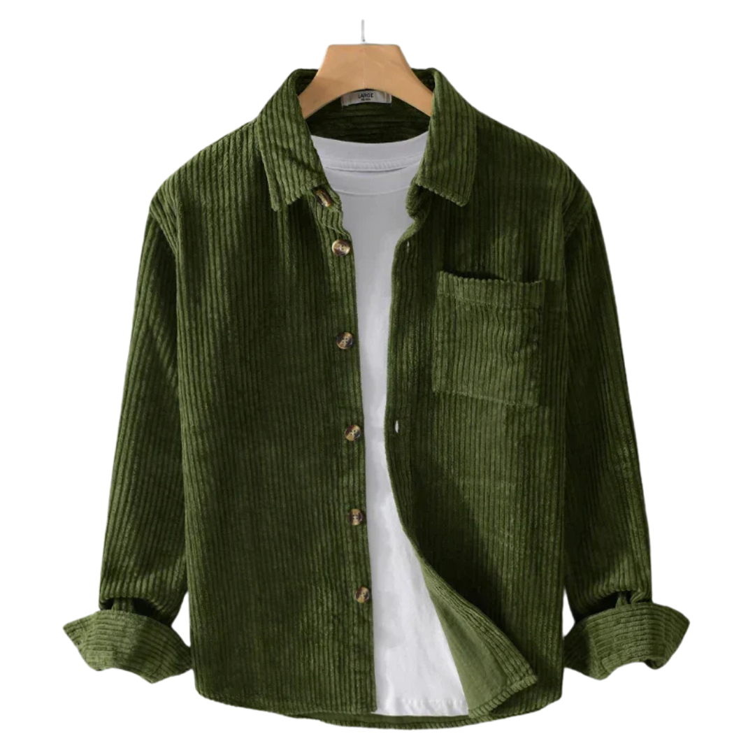 Overshirt en Velours Côtelé