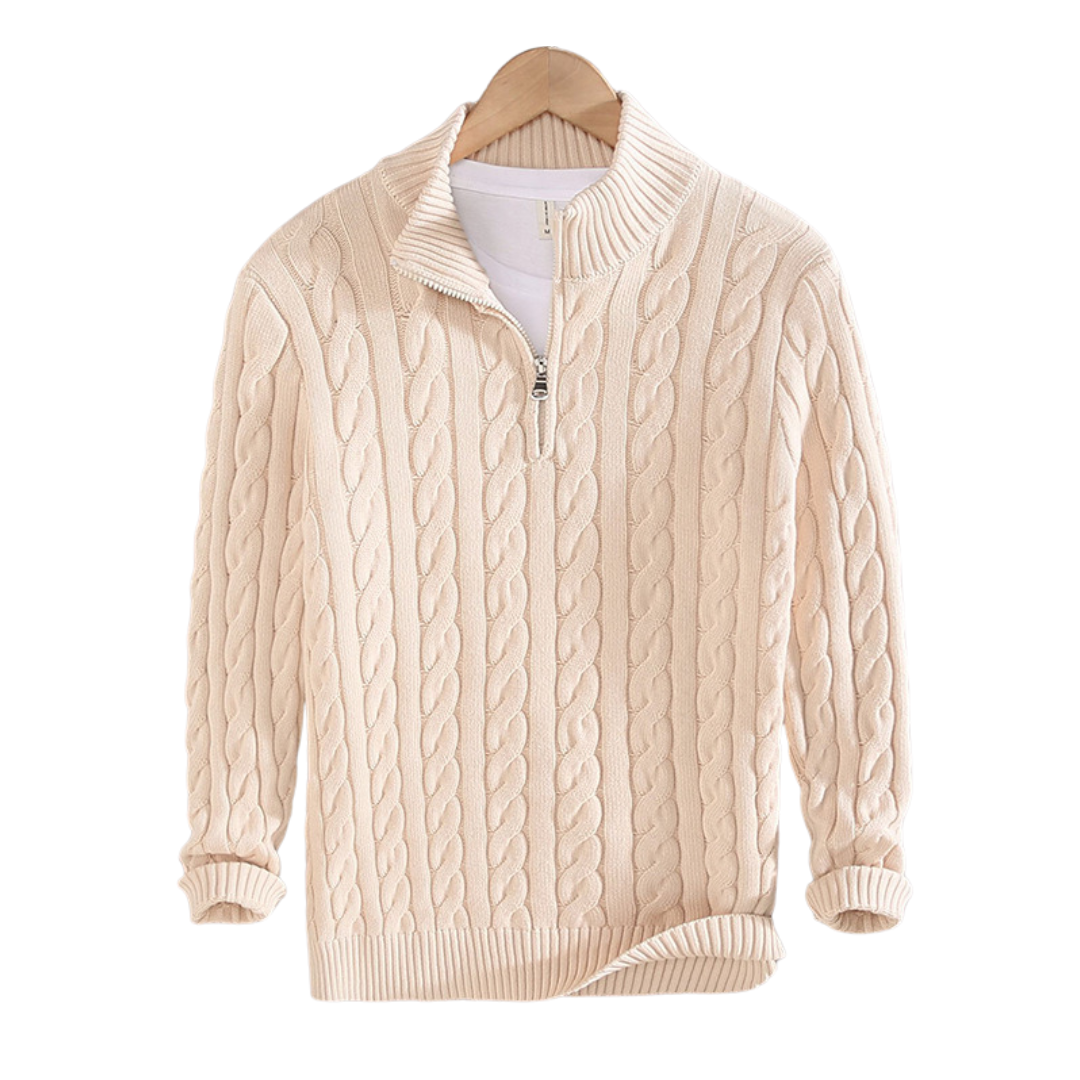 Sweat à Col Zippé