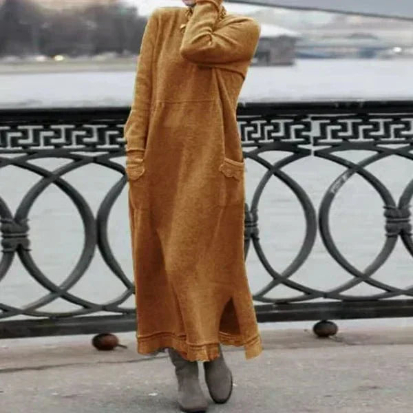 Mona | Maxi-robe douillette et élégante