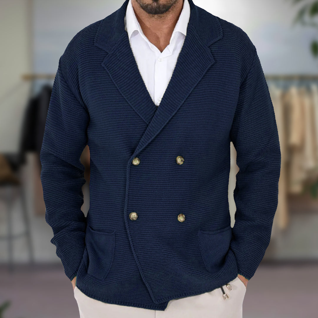 GIANNI CARDIGAN À DOUBLE BOUTONNAGE