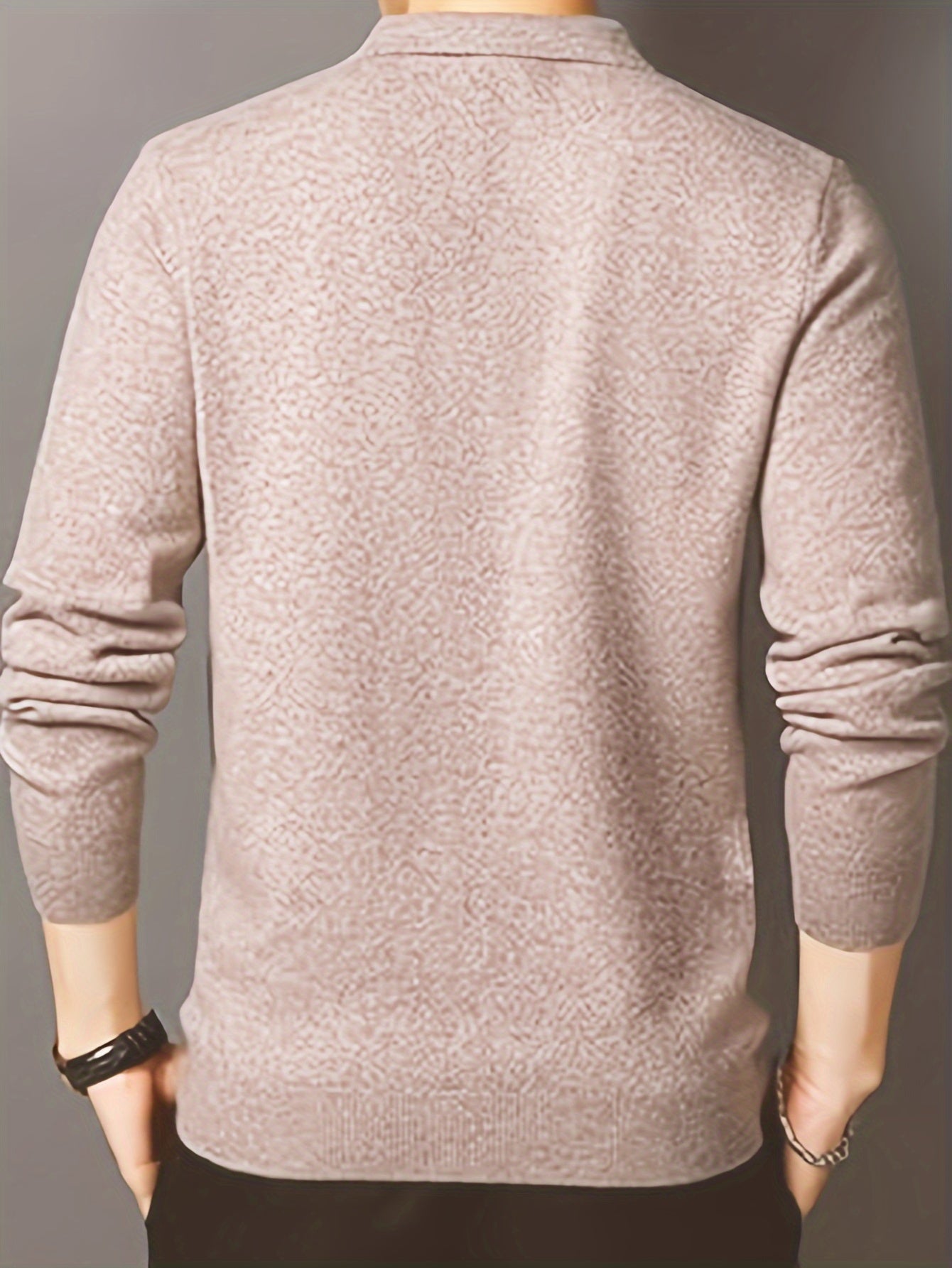 Gautier™ | Chemise Tricotée à Revers Manches Longues