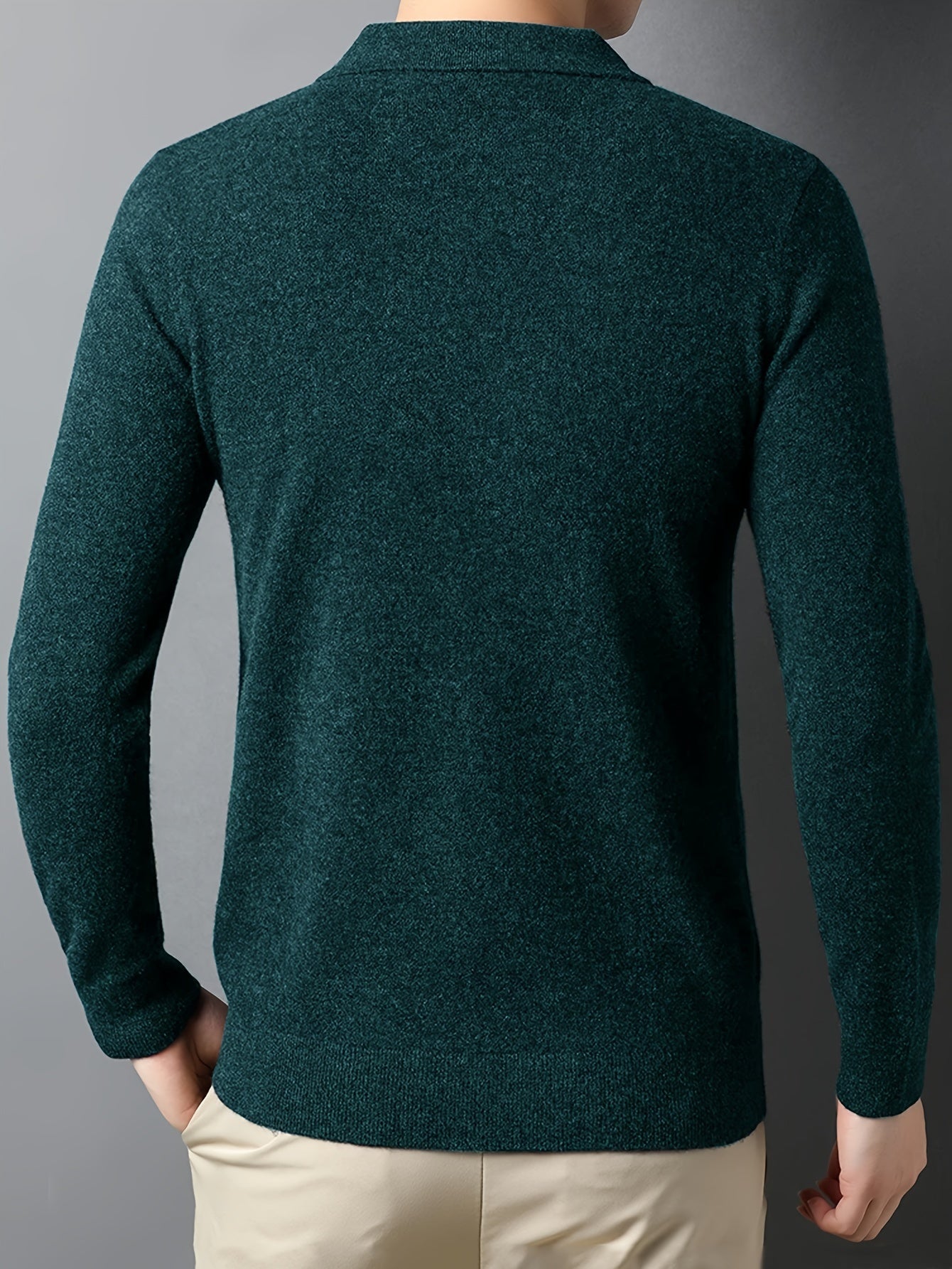 Gautier™ | Chemise Tricotée à Revers Manches Longues