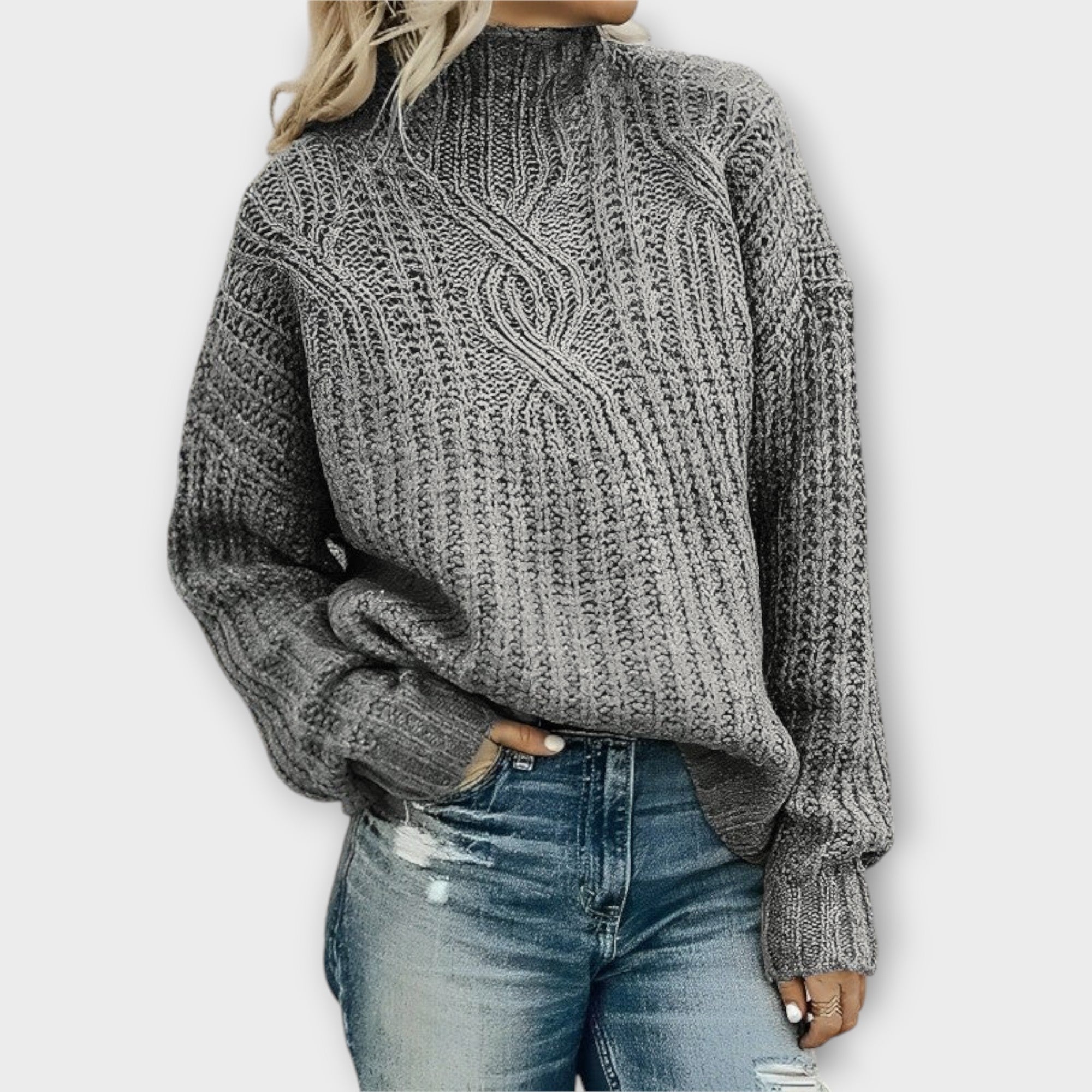 Harper - Pullover en tricot doux