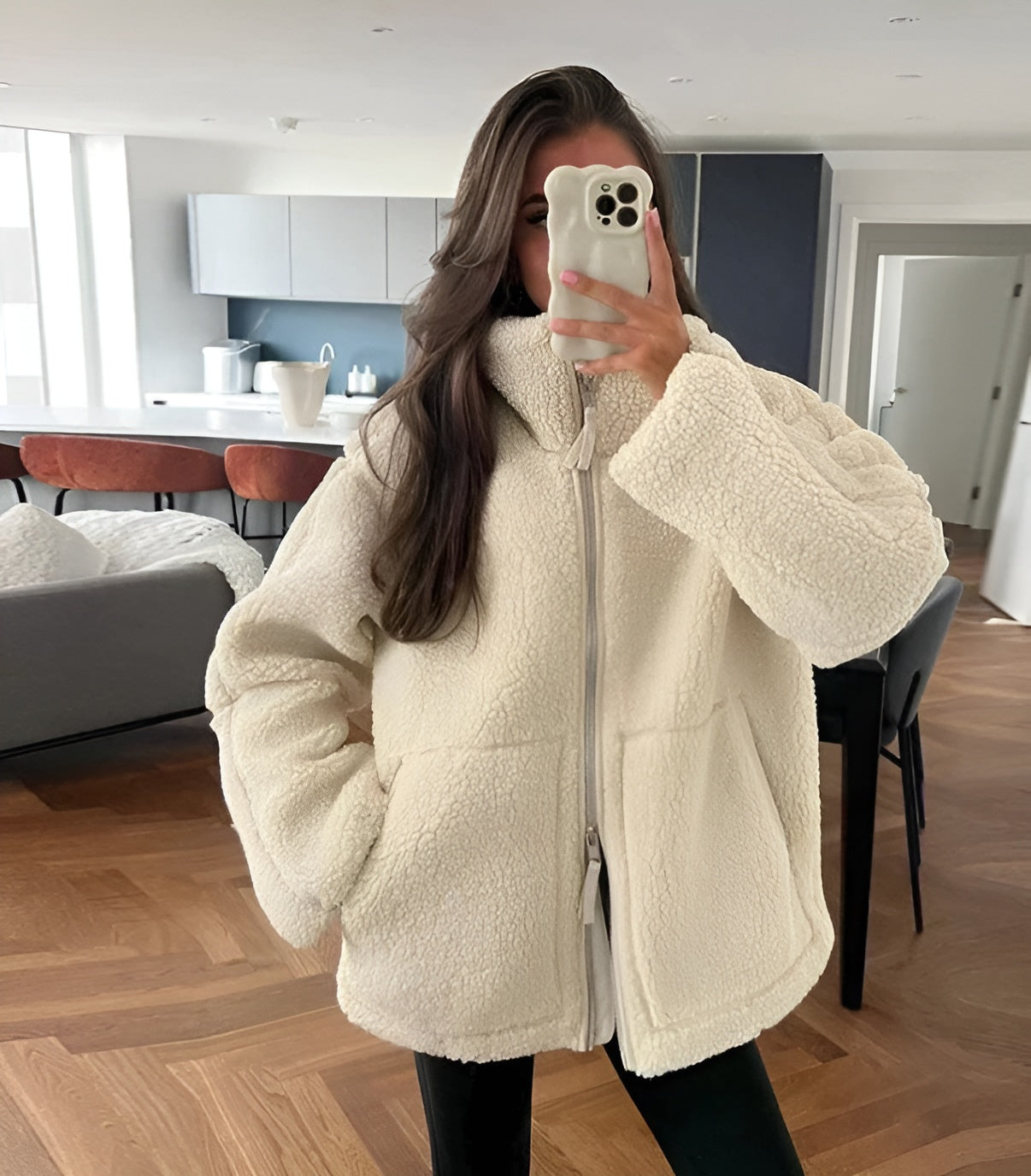 Rosera -  Veste douce en teddy