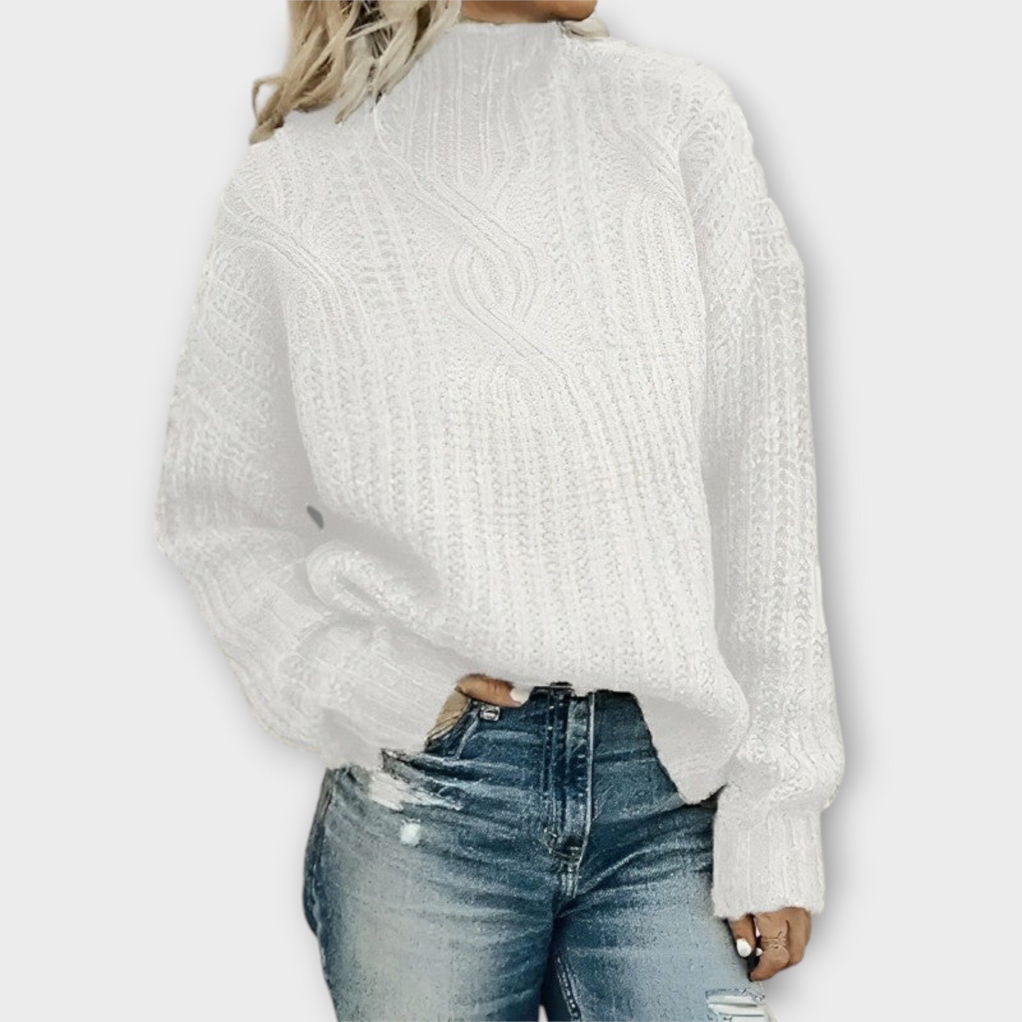 Harper - Pullover en tricot doux